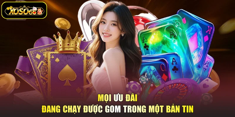 Mọi ưu đãi đang chạy được gom trong một bản tin