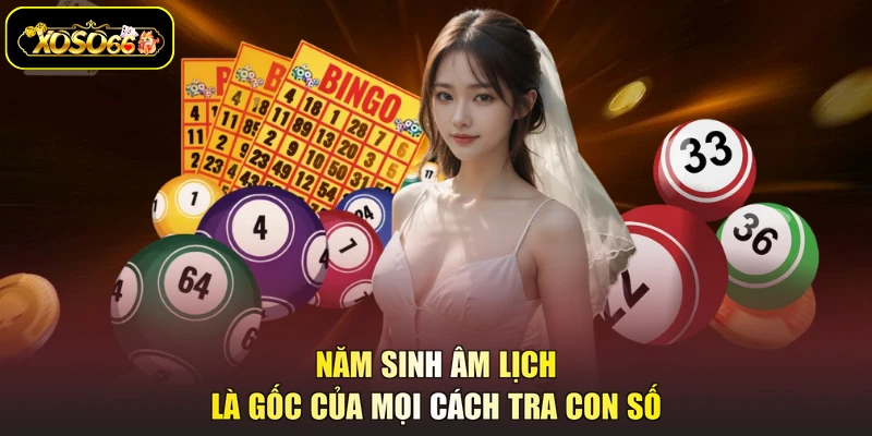 Năm sinh âm lịch là gốc của mọi cách tra con số